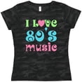 thumbnail image 3 of Inktastic I Love 80's Music Women's T-Shirt, 3 of 5