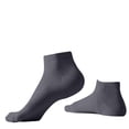thumbnail image 4 of LYEAA Ankle Socks for Men Summer Breathable Comfortable Low Cut Socks Solid Stretchy Workout Crew Socks, 4 of 5