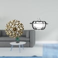 thumbnail image 2 of Escultura para colgar en la pared,Decoración de pared de metal para sala de estar,dormitorio y exterior.,Escultura colgante Arte de pared Disco decorativo,Plato de dulces,Plato de dulces de, 2 of 8