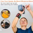 thumbnail image 3 of Magnetic Tool Wristband, Gifts for Men / Fathers, Father's Day, Easter, DIY, Birthday Gift with 15 Magnets, Gadgets for Men, 3 of 9