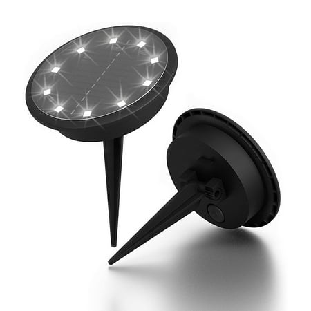 

CFX 4Pcs New Solar Outdoor Garden Led Ground Plug Light