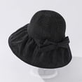 thumbnail image 5 of CoCopeaunts Wide Brim Bucket Hat for Women Spring Summer Leisure Sunscreen Fisherman Hat Ladies Outdoor Anti-UV Straw Hat Top, 5 of 8
