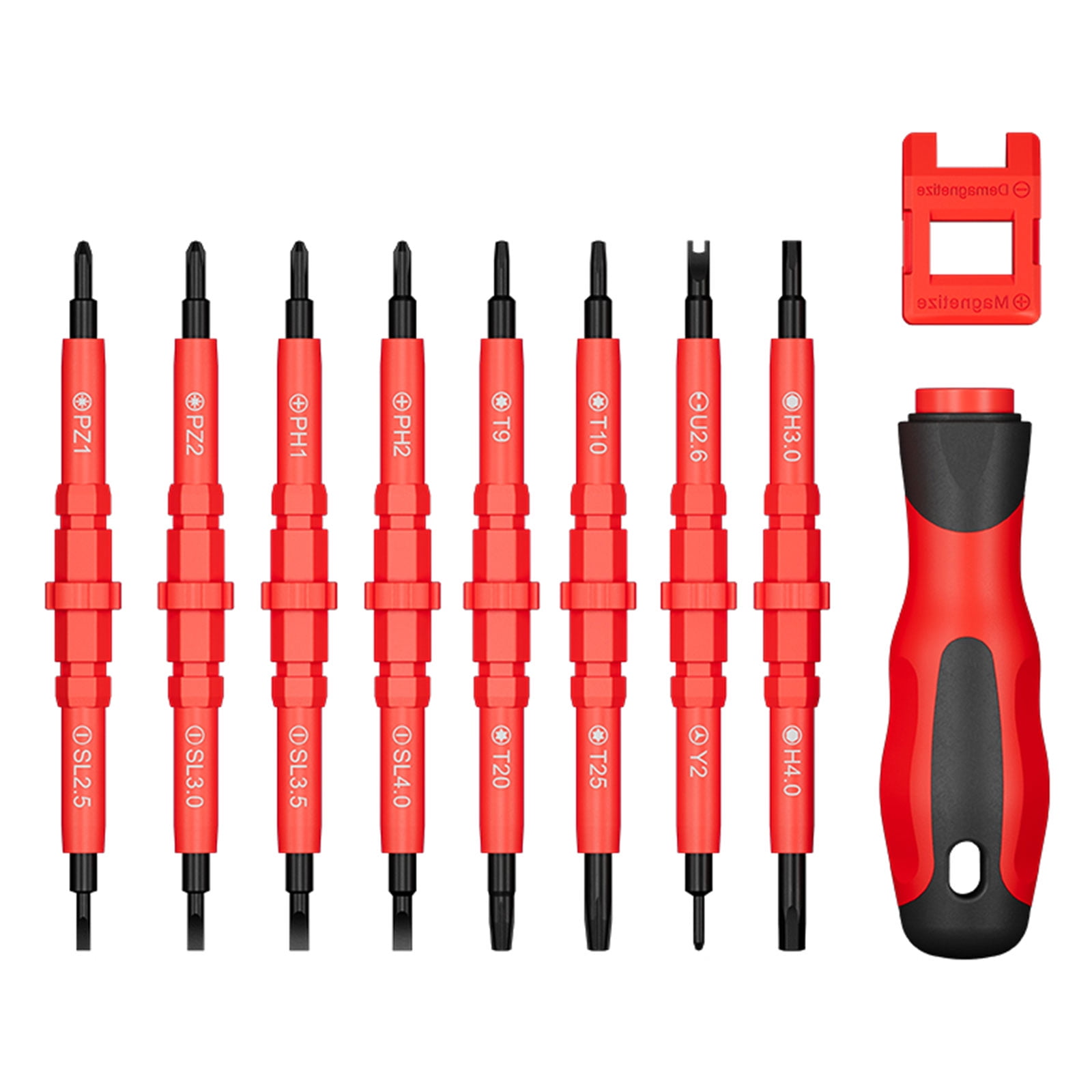 Alloy Steel 18-Piece Multitool with Anti-Slip Grip & Compact Storage for Electronics & Home Maintenance