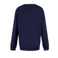 thumbnail image 3 of Ladies, Might Just Have To Jingle Some Way I'm Tired Of Hoodies. Funny Saying Printed Sweatshirt Casual Pullover for Women,Navy,XL, 3 of 4