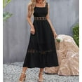 thumbnail image 2 of Robe de Plage Longue Maxi Sans Manches à Bretelles Décontractée pour Femmes, 2 of 4