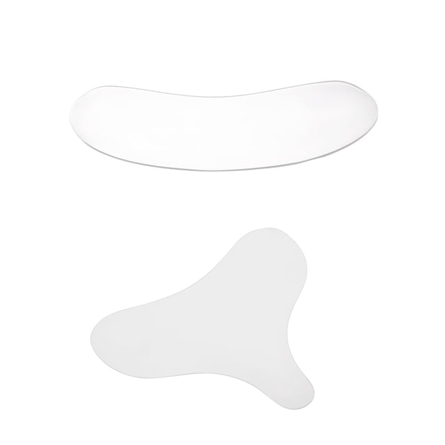 Riwcyla Coussinet de Poitrine Réutilisable Anti-Froissement + Coussinet de Cou en Silicone Transparent, Patch de Retrait Qui Enlève les Ridules Wrinkles, Parfait pour l'Usage Quotidien, les Activités de Plein Air, les Voyages et les occasions Décontractées