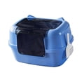 thumbnail image 4 of Suministros de mascotas desmontables de arena de arena de arena de arena de arena con bandeja de baño de gato con capucha con capucha para ir al baño Azul, 4 of 10