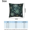 thumbnail image 3 of Christmas Pillow Covers Set of 2 20x20 Inch Throw Pillow Covers Christmas Snowflake Decor Decorative Pillow Cases Holiday Square Cushion Covers Pillow Protector for Home Couch Sofa Car, 3 of 4