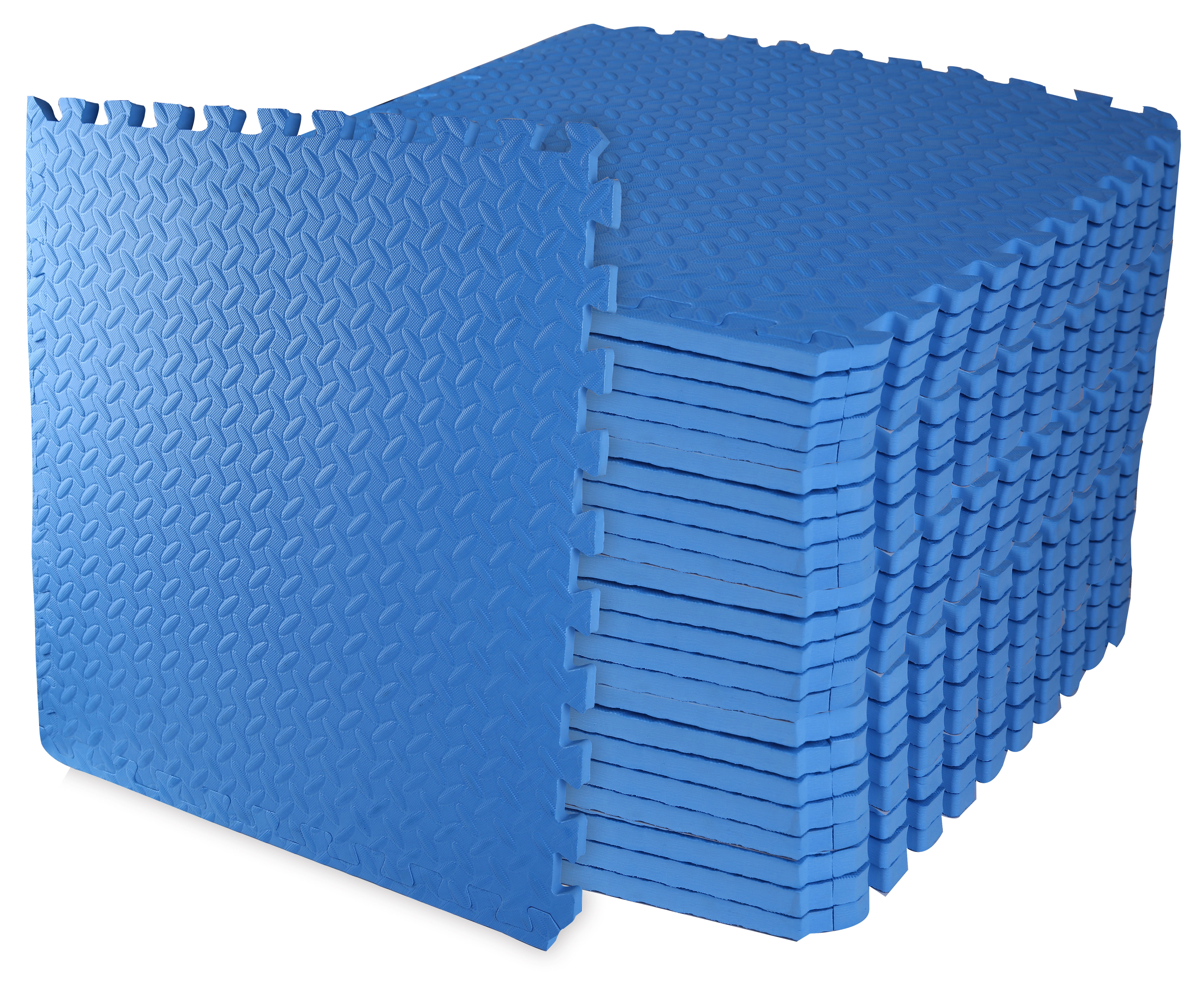 Non Slip Rubber Cushion for Home Workout Yoga Matting 60cm x 60cm EVA Foam Interlocking Tiles,Gym Flooring Mat Puzzle Exercise Mat Interlocking Puzzle EVA Floor Tiles 