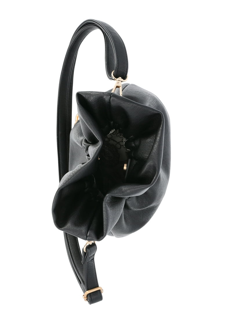 Jessica Simpson Women's Jolie Drawstring Crossbody Bag, Meteorite