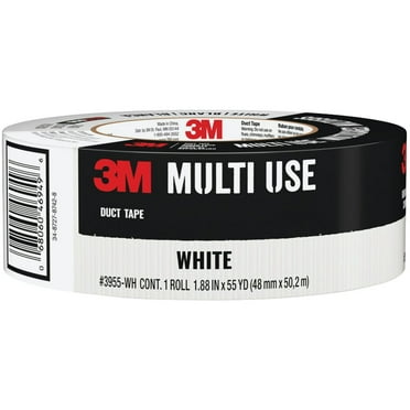 1 Pc 3M 1.88 In. X 55 Yd. Colored Duct Tape, White