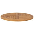 thumbnail image 3 of vidaXL Solid Teak Wood Table Top, 31.5" Round, 1", 3 of 7