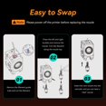thumbnail image 4 of Conjunto de boquillas FLASHFORGE para impresora 3D Adventurer 5M, 4 of 7