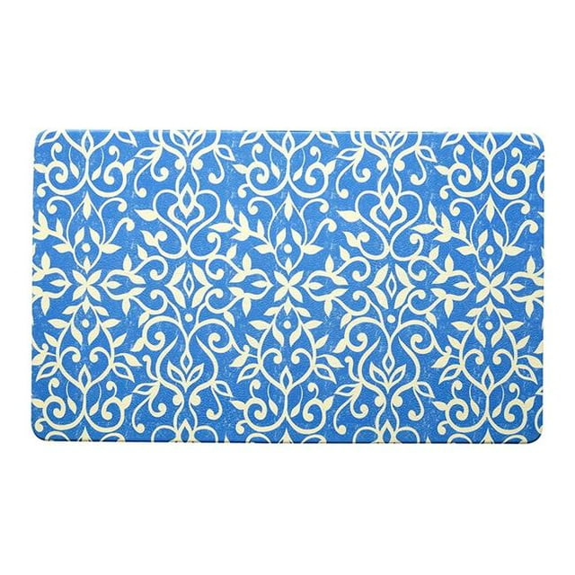 Stephan Roberts Home 2.5F-PAF104-10 18 x 30 in. Kitchen Anti-Fatigue Mat - Isabella Blue