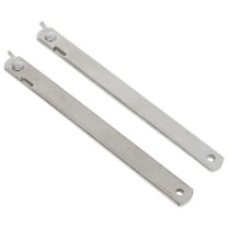 QIFULL Drop Down Hinge Folding Table Connector Stainless Steel General Users Home Use 2 Pcs