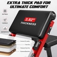 thumbnail image 2 of Preacher Curl Bench,Seated Arm Isolated Barbell Dumbbell Bicep Station for Arm Workout,Adjustable Bicep Curl Machine with 2 Bar Holders for Home Gym, 2 of 8