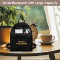 thumbnail image 5 of Eheartsgir Sunflower Quote Small Backpack, Zipper Closure Polyester Mini Backpack for Work Travel, Adjustable Strap Travel Shoulder Bag, 5 of 8