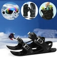 thumbnail image 2 of Mini patines de esquí cortos para nieve,Mini patines de esquí cortos para versión Snow Pro,Mini patines de esquí cortos ajustables,Patines de nieve cortos, 2 of 5