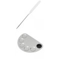 thumbnail image 1 of Make Up Spatula,Polish lashes Blending Paddle rod Make up ,Stainless Steel Makeup Mixing Spatula Eye Shadow,Cosmetics Foundation Tray Spatula Nail Art ,Cosmetic Mixing Stainless Hand Zulema Espátula de maquillaje, 1 of 8