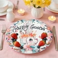 thumbnail image 6 of 10Pcs Easter Disposable Paper Plates, 8.8.6-Inch Medium Round Dinner Plates Easter Party Tableware for Spring Birthday Supplies Table Decorations, 6 of 6