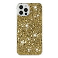 thumbnail image 2 of For iPhone 15 Pro Max Case,Cute Glitter Bling Twinkle Stardust with Drop Protection Shockproof Soft TPU Slim Flexible Phone Case Girls/Women Protective case for iPhone 15 Pro Max,Anti Scratch,Gold, 2 of 6