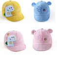 thumbnail image 1 of Cute Baby Boy Cap Embroidery Number Baby Baseball Cap Spring Summer Children Cotton Sun Hat Toddler Girl Outdoor Visor Hats5fit 1 to 4 years old He Qiyong unisex, 1 of 1