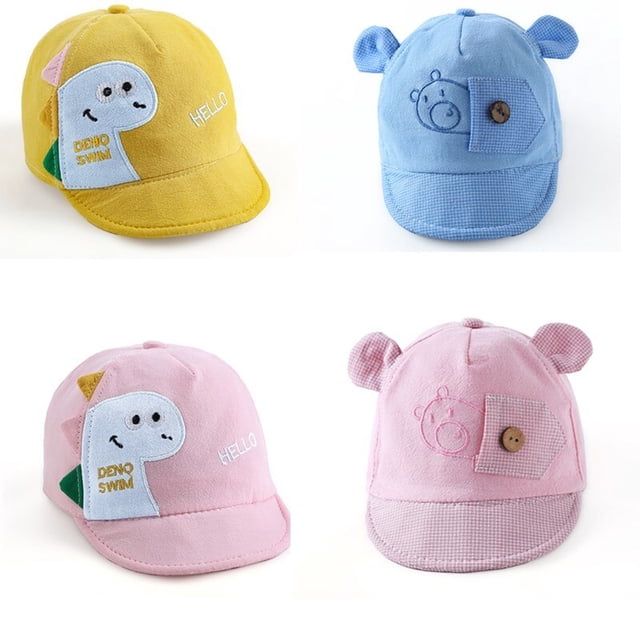 Cute Baby Boy Cap Embroidery Number Baby Baseball Cap Spring Summer Children Cotton Sun Hat Toddler Girl Outdoor Visor Hats5fit 1 to 4 years old He Qiyong unisex
