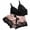 Pinky, variant on Women Pajama Sets New Womens Floral Lace Pajamas Set Sleepwear Cami Tops Bra and Panty 2 Piece Nightwear Pjs Loungewear Sets Style B-29 Pinky L