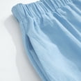 thumbnail image 2 of Vynhevius Women's Plus Size A Line Midi Skirt Solid Elastic Waist Flowy Swing Casual Long Skirts, 2 of 2