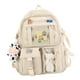 thumbnail image 2 of Linda mochila para mujer, mochila escolar, bolsa de trabajo de viaje, portátil informal, resistente al agua, regalo para mujer, mochilas blanco Salvador lindas mochilas, 2 of 8