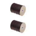 thumbnail image 4 of Guardoinrt 170M/Roll Fil de Cordon de Coton Ciré Perle DIY String Bijoux 1.5mm Brun 170 Mètres 2Set, 4 of 6