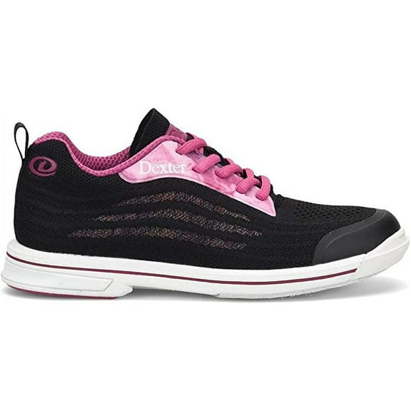 Dexter Women's DexLite Knit Black/Pink Bowling Shoes Size 10