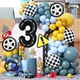 thumbnail image 5 of Set de globos de cumpleaños para decoración de fiesta, coche de carreras Eostankr, 5 of 7