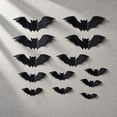 thumbnail image 6 of Halloween Lamp Shade Cover Lace Spiderweb Bat 2-in-1 Decor Set with 16pcs Wall Stickers for Indoor Home Party Spooky Room by MPOISVA, 6 of 7
