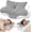 Grey, variant on Cervical Neck Pillow for Neck Support, Contour Memory Foam Pillow for Side and Back Sleepers, Cooling Washable Cover, Dual Height 4.2"/5", Queen