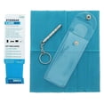 thumbnail image 4 of Eyeglass Cleaning & Repair Kit; 1oz Bottle Cleaning Spray, Microfiber Cleaning Cloth, Keychain Screwdriver, Green, 4 of 6