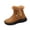 Brown, variant on Fashion Side Zip Snow Boots for Women Winter Warm Faux Fur Lined Ankle Booties Comfy Waterproof Slip on Lightweight Footwear