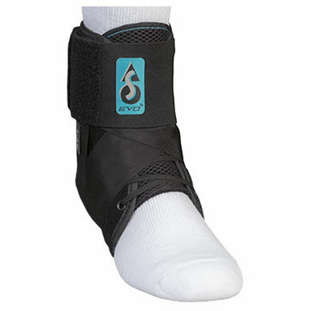 NEW MedSpec ASO EVO Speed Lacer Ankle Brace Stabilizer Black Walmart