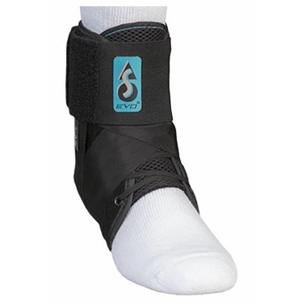 NEW MedSpec ASO EVO Speed Lacer Ankle Brace Stabilizer Black Walmart