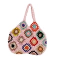 thumbnail image 3 of Bolso De Hombro Jinwen Bohemio para Mujer Estilo Verano Rosado, 3 of 8