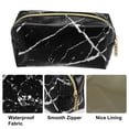 thumbnail image 3 of Unique Bargains Floral Makeup Bag Zipper Flower Cosmetic Pouch Black, 3 of 7
