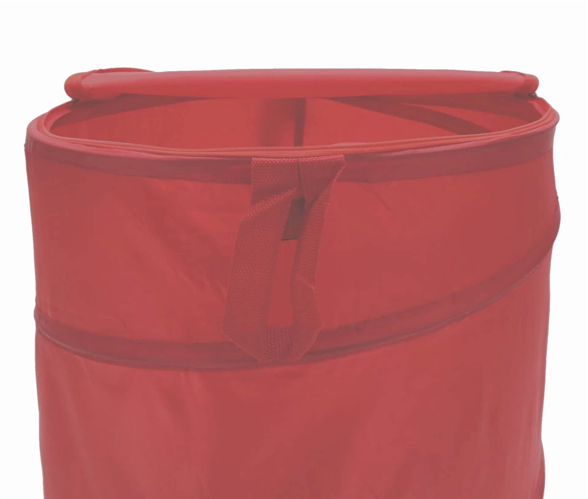 Pop-Up Laundry Basket, Red
