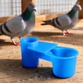 thumbnail image 4 of Aximioll Blue Bird Double Water Feeder, Plastic Automatic Pigeon Water Dispenser, Bottle Connect Drinking Cup, Bird Cage Accessory for Pigeons, Parrots, 4 of 5