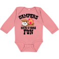 thumbnail image 3 of Inktastic Campers Have Smore Fun Boys or Girls Long Sleeve Baby Bodysuit, 3 of 5
