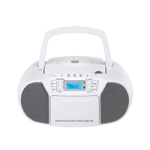 Révolutionnez Votre Jeu Musical avec Notre Lecteur DVD/CD Portable à Cassette - Répéteur, Enregistrement, Émetteur Bluetooth 5.0