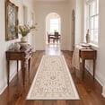 thumbnail image 5 of GENIMO 8'x10' Area Rug for Living Room, Large Machine Washable Non Slip Low Pile Rug for Bedroom Dining Room, Vintage Persian, Cream Beige, 5 of 5