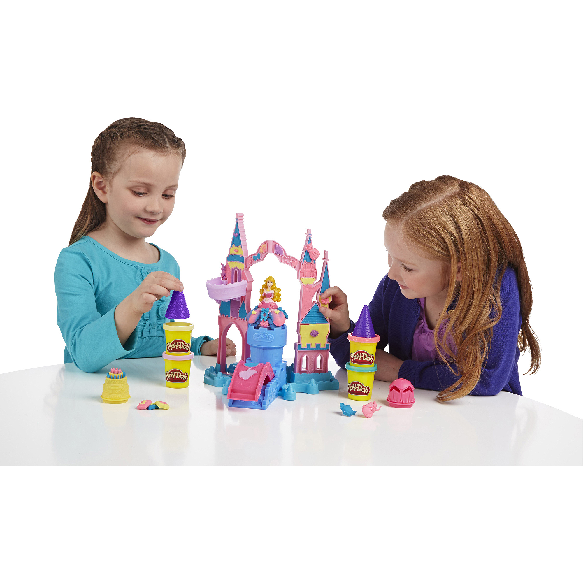 Play-Doh Disney Mix 'N Match Magical Designs Palace Set with Princess Aurora & 4 Cans of Sparkle Play-Doh - image 5 of 13