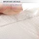 thumbnail image 3 of Ofertas Únicas 1 Rollo Cinta Universal para el Fondo Impermeable 19.69ftx3.94" Cinta Flexible para Reparación de Desgarros Blanca, 3 of 7