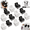 black and white, variant on Hot Roller Clips Hair Curler Claw Clips Replacement Roller Clips for Women (12 Pieces, Black)