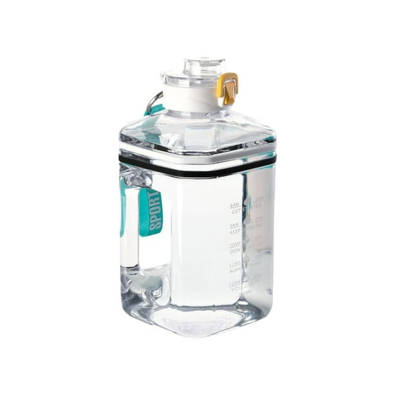 MOQIN Gallon Water Bottle 2.2 L Leakproof Sports Water Bottles Portable Plastic Water Bottle BPA-Free Big Water Jugs Reusable Gallon Water Container for Gym Outdoor Hiking